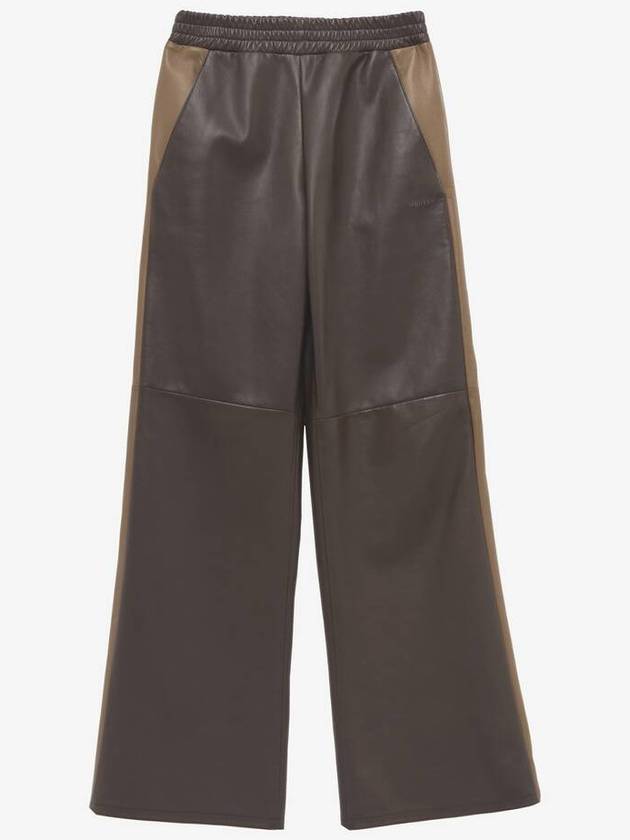 알렉산더 맥퀸 가죽 트랙수트 조거 팬츠 818179Q5AO72106