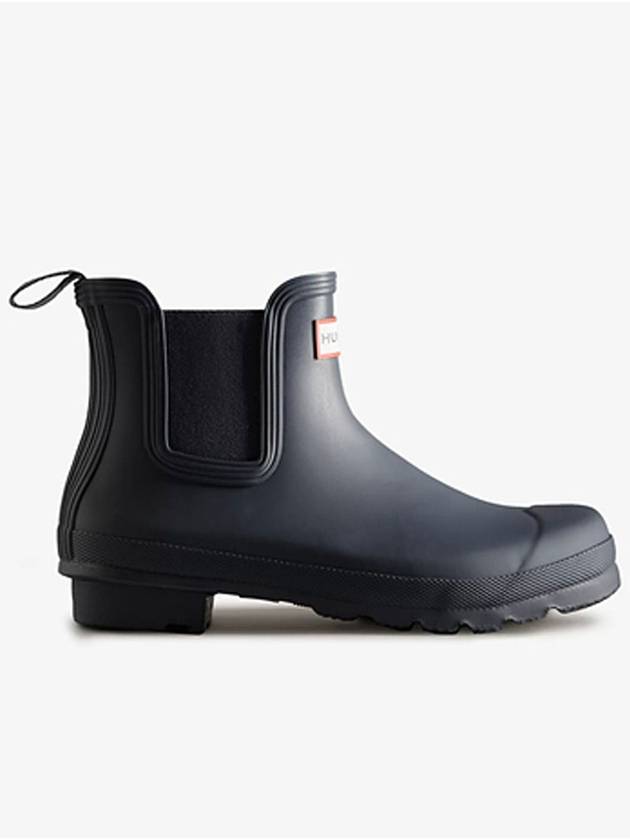 헌터 여성 오리지널 첼시 레인 부츠 네이비