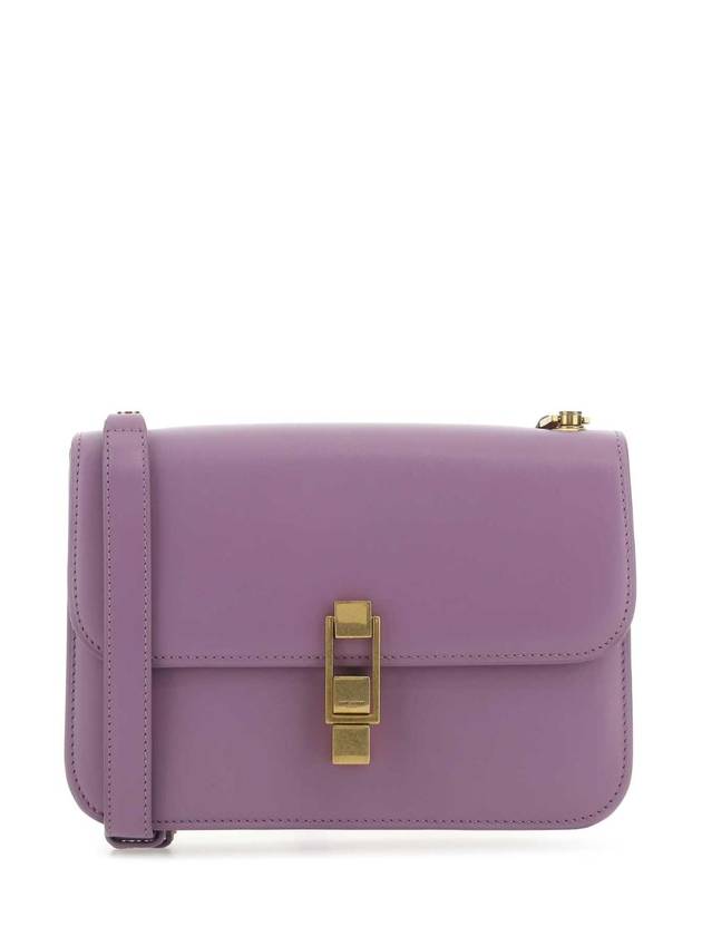 생로랑 PURPLE Purple leather Le CarrA shoulder bag  6332141YF0W 5213