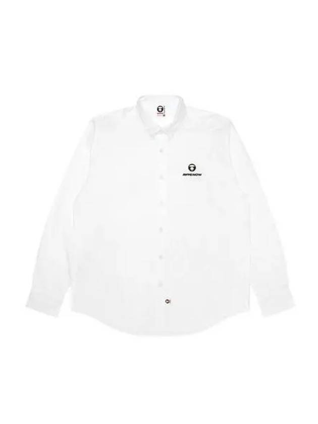 베이프 AAPE 롱 슬리브 셔츠 화이트 85698188_139017192