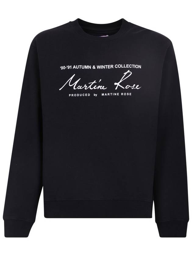 Martine Rose 로고 프린트 크루넥 스웨트셔츠