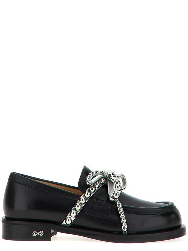 MACH & MACH 'Crystal Studs' loafers FW24S084130CLFB17