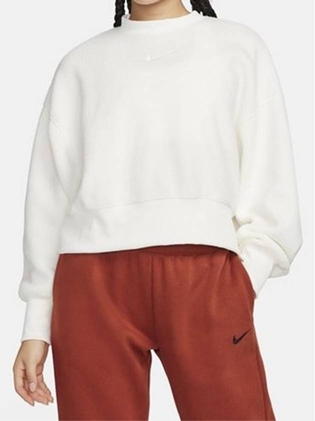 나이키 플리스 맨투맨 DQ6845 133 화이트 WOMENS S 아시안핏