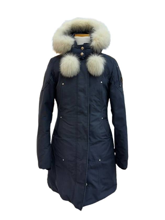 무스너클 스틸링 화이트퍼 롱패딩 E050204