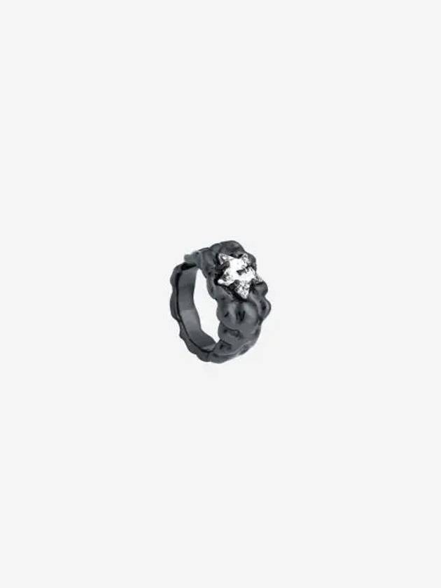 센티멍 넘버 316 지오메트리 스타 이어커프 블랙 Sentiments No.316 Geometry Star Earcuff Black