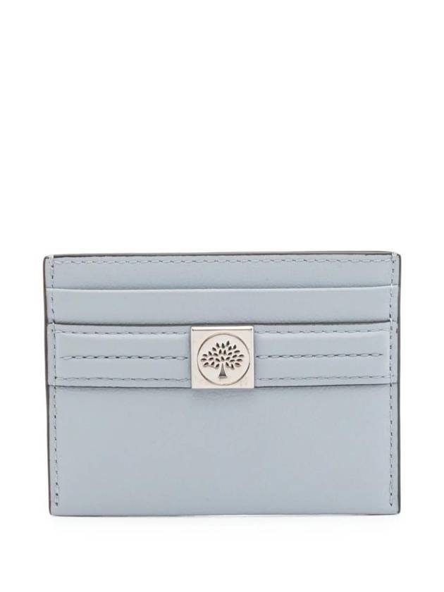 멀버리 마이크로 클래식 그레인 트리 슬립 카드 지갑 포플린 블루