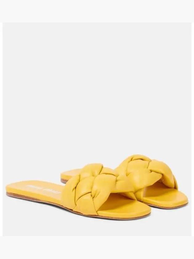 미우미우 레더 샌들