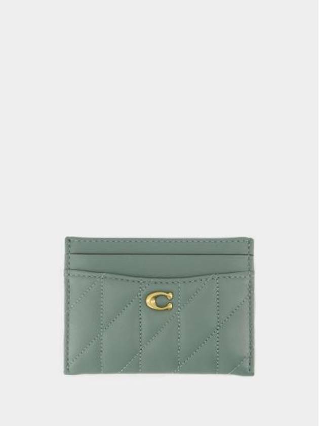 25SS 코치 명함지갑 CM434 B4SG SAGE green