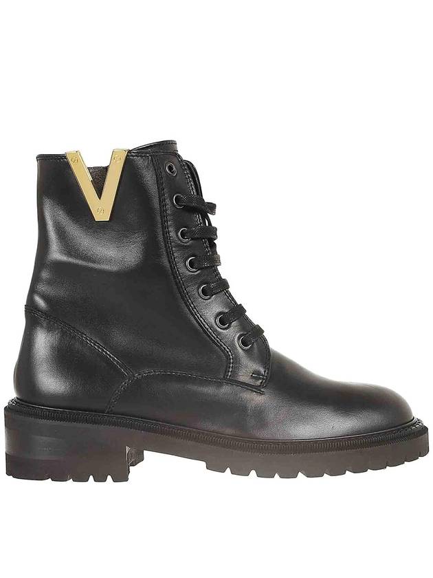 Via Roma 15 Black calfskin amphibian