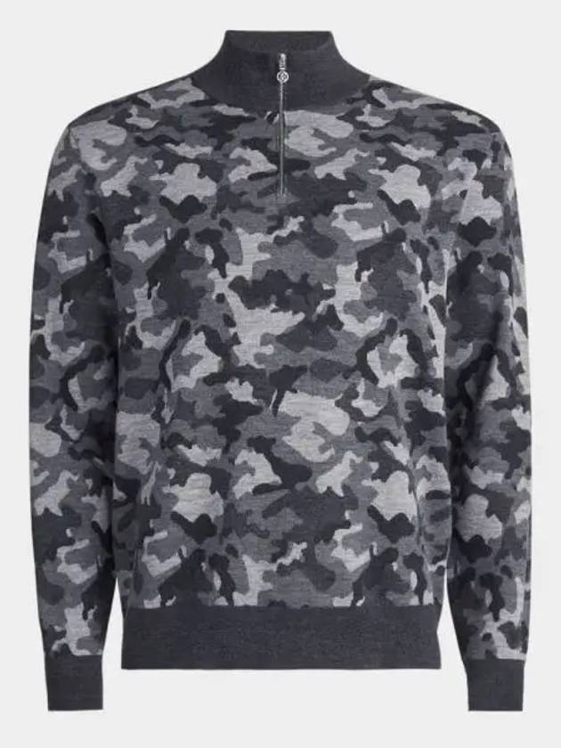 I국내배송I 지포어 CAMO JAQCUARD V NECK MERINO WOOL QRT ZIP SWEATER GMS000006 CCAM 남성 카모 V넥 자카드 메리노 울 쿼터집 스웨터 ㅡkr 238098