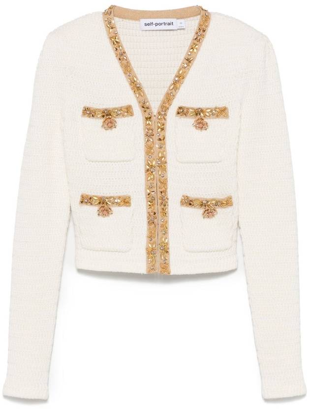Self-Portrait Knit Cardigan