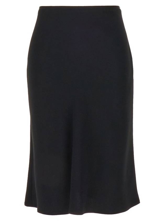 AMI 파리 미드 라이즈 펜슬 미디 스커트