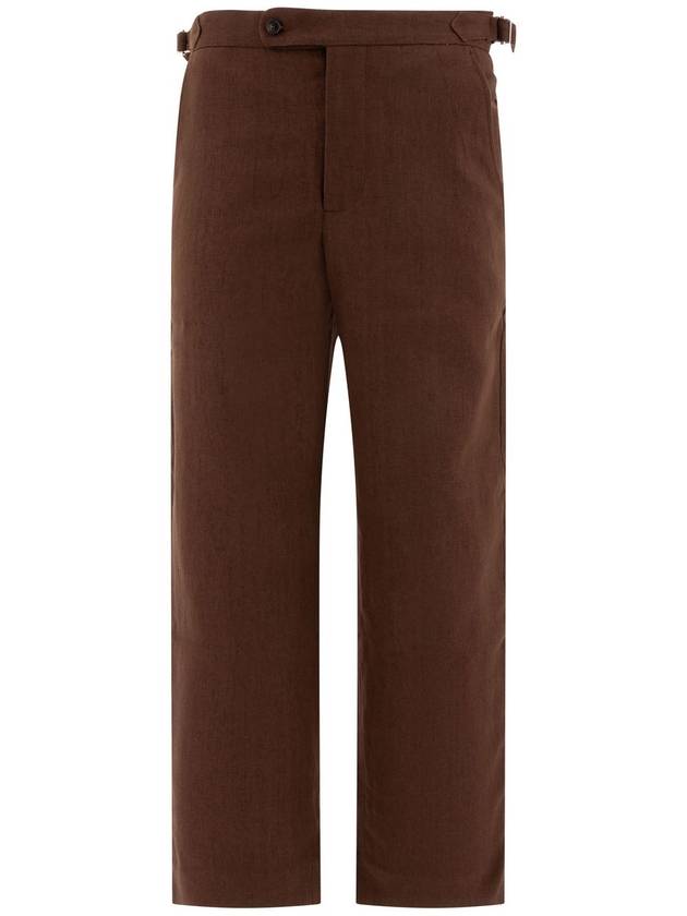 24FW Bode Trousers MRBT000002 CHOCO