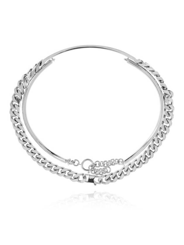 MM6 메종 마르지엘라 믹스 로고 조각 목걸이