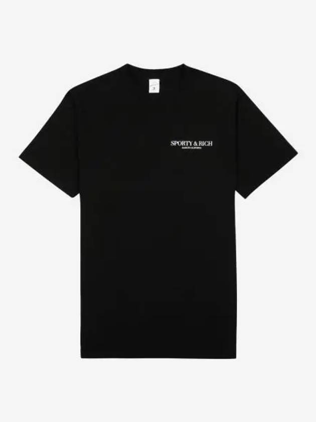 스포티 앤 리치 메이드 인 캘리포니아 티셔츠 블랙 화이트 Sporty & Rich Made In California T Shirt Black White