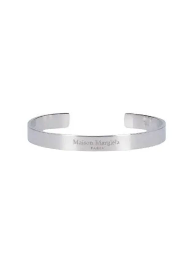메종 마르지엘라 인그레이빙 로고 뱅글 브레이슬릿 실버 Maison Margiela Engraving Logo Bangle Bracelet Silver