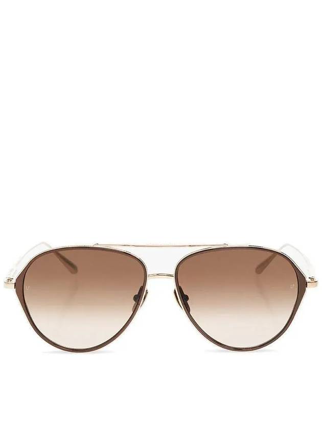 Linda Farrow Noa 파일럿 프레임 선글라스 LFL1319_C2SUN0