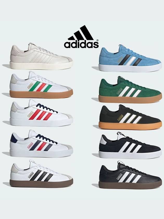 아디다스 운동화 VL 코트3 스니커즈 신발 10컬러