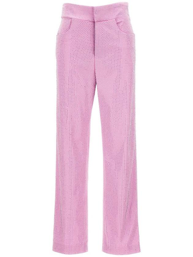 Giuseppe Di Morabito Cotton pants with crystals