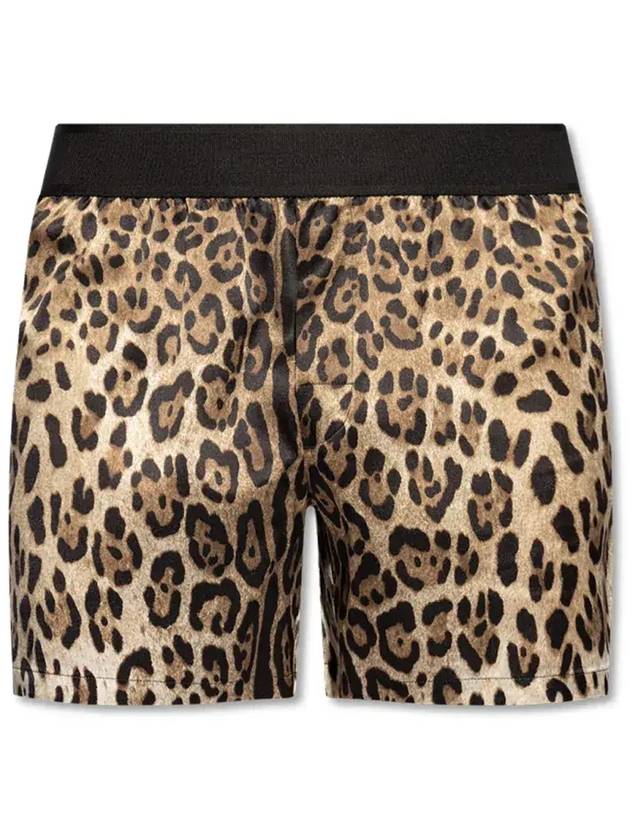 Dolce&Gabbana 레오파드 프린트 반바지 M4F05TONR26 HA93M