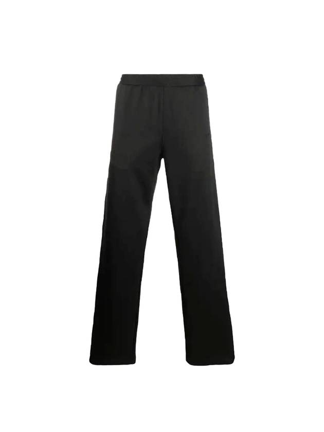 오프화이트 그래픽 자카드 사이드 밴드 트랙 팬츠 블랙