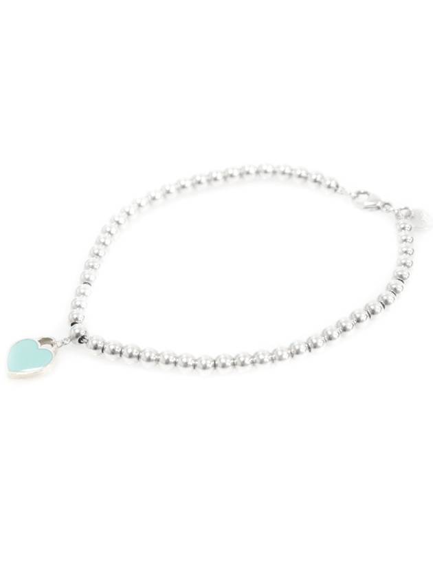 Tiffany&Co 티파니앤코 69684351 925 스털링 실버 1P 다이아 비드 리턴 투 티파니 여성 팔찌