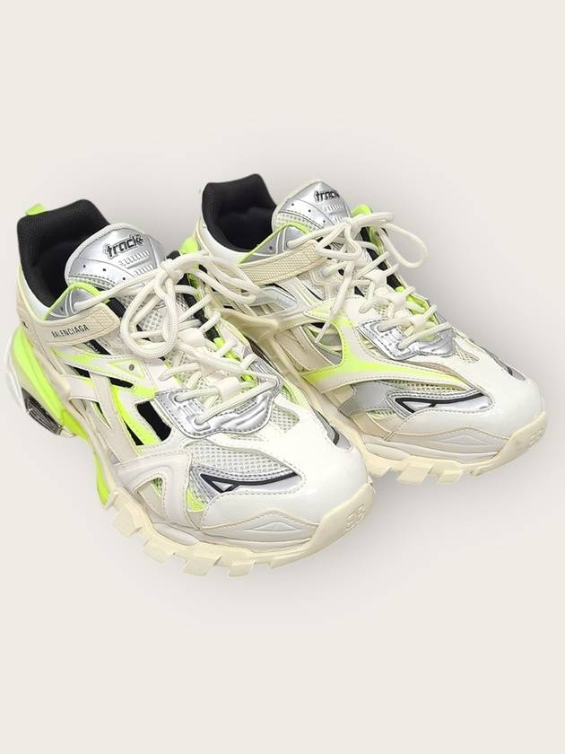 발렌시아가 화이트 네온 트랙2 스니커즈 44