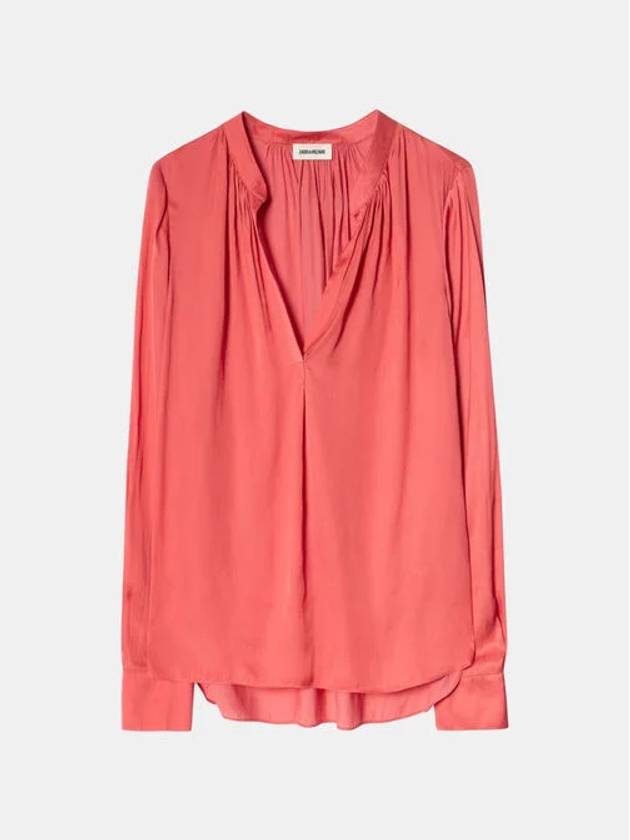 21SS 자딕앤볼테르 Tunika Tink Satin 블라우스 SKCP3201F