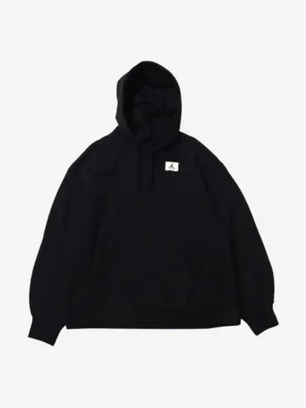 W 조던 플라이트 플리스 후드 블랙 아시아 W Jordan Flight Fleece Hoodie Black Asia