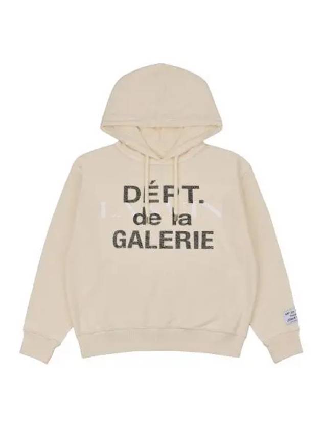 갤러리 디파트먼트 x 랑방 페이디드 이펙트 후드 아이보리 Gallery Dept. x Lanvin Faded Effect Hoodie Ivory
