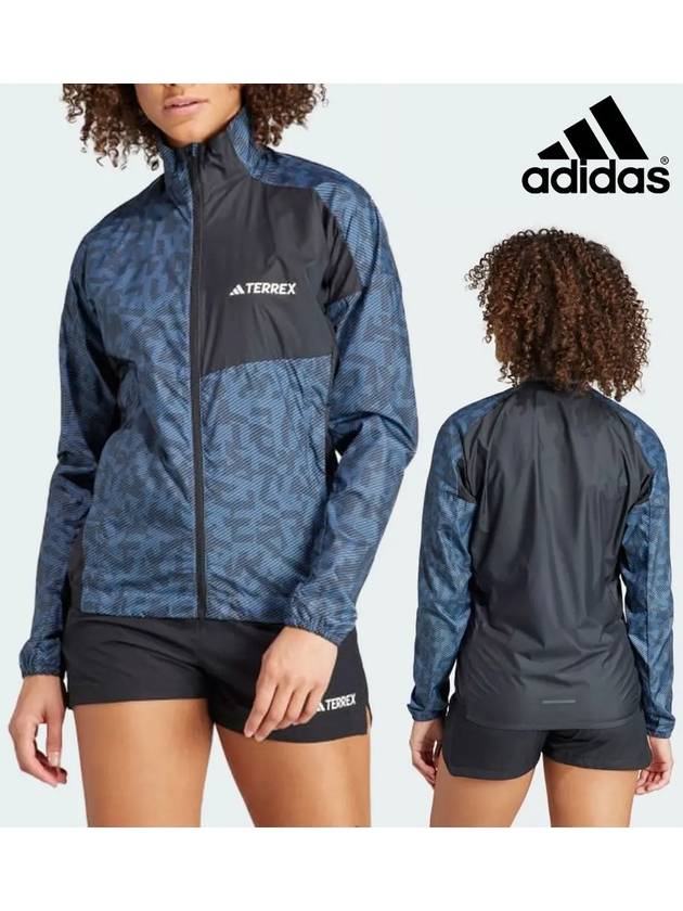 아디다스 바람막이 여성 테렉스 트레일 윈드 탑 재킷 원더스틸