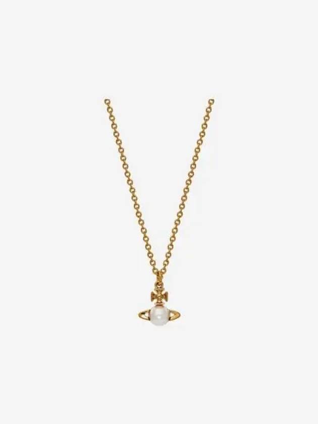 비비안 웨스트우드 발비나 펄 펜던트 골드 Vivienne Westwood Balbina Pearl Pendant Gold