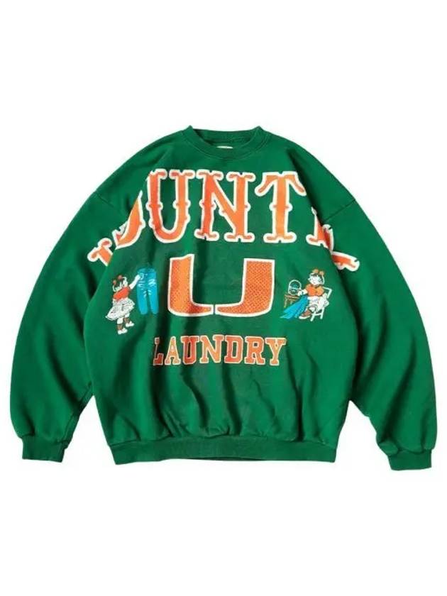 캐피탈 30 플리스 빅 스웨트셔츠 그린 Kapital 30 Fleece Big Sweatshirt Green