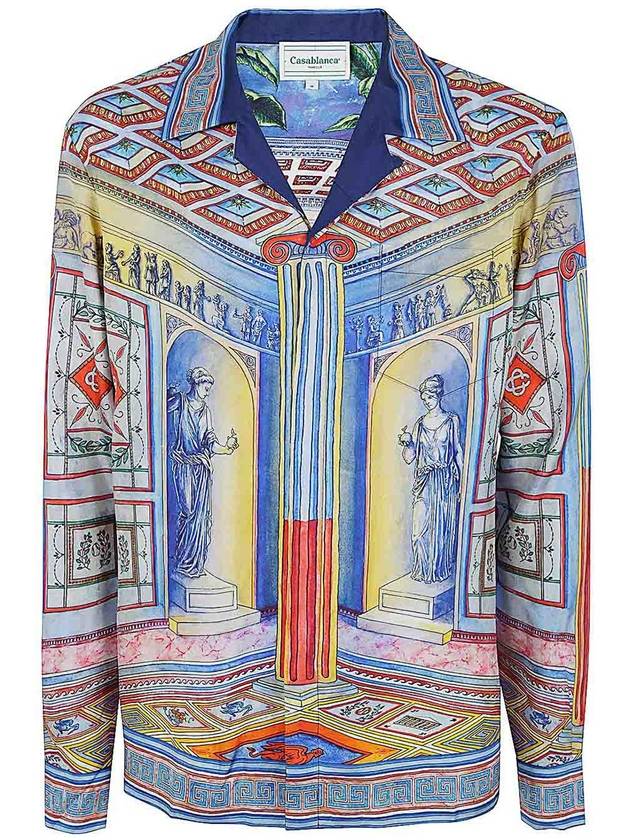 Casablanca Long Sleeve Cuban Collar Shirt