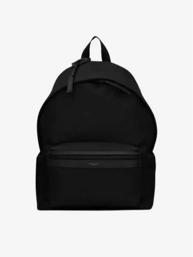 생로랑 시티 백팩 에코닐 스무스 레더 앤 나일론 느와르 Saint Laurent City Backpack In Econyl Smooth Leather And Nylon Noir