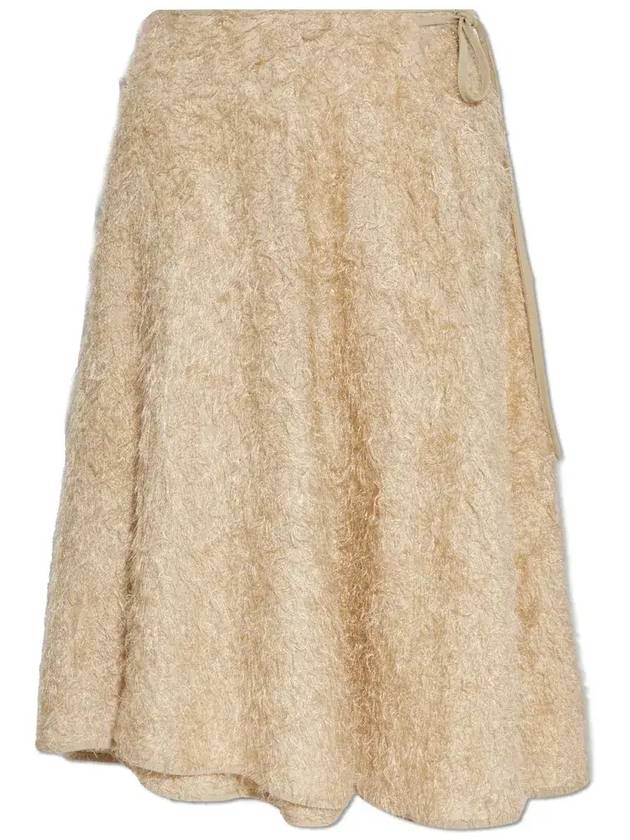 Malene Birger 텍스처드 미디 스커트 Q725170050_1Y3