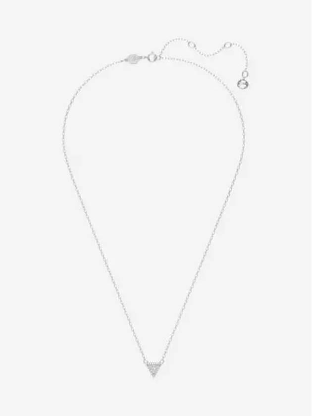 W 스와로브스키 오틱스 네클리스 화이트 로듐 플래팅 W Swarovski Ortyx Necklace White Rhodium Plated