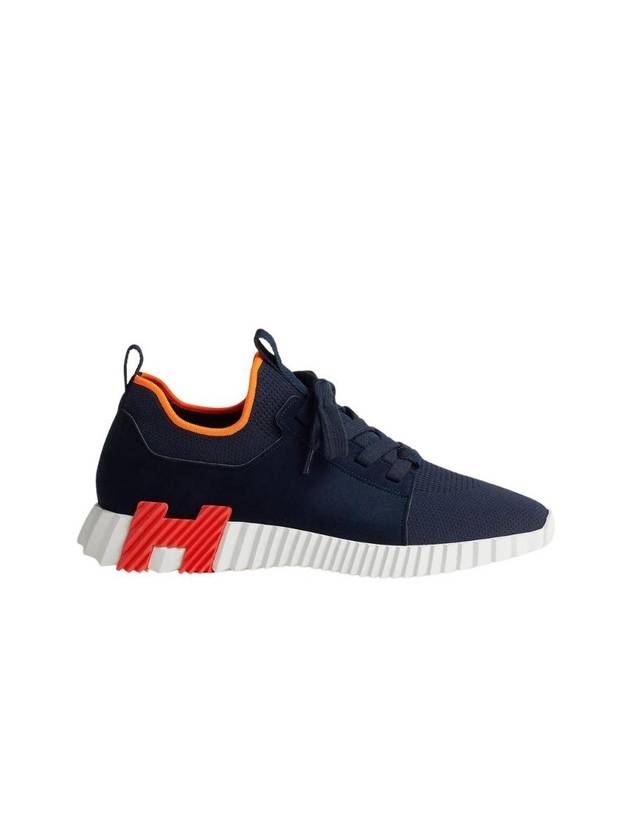 에르메스 디파트 스니커즈 니트 스웨이드 고트스킨   마린 H212917ZHI3