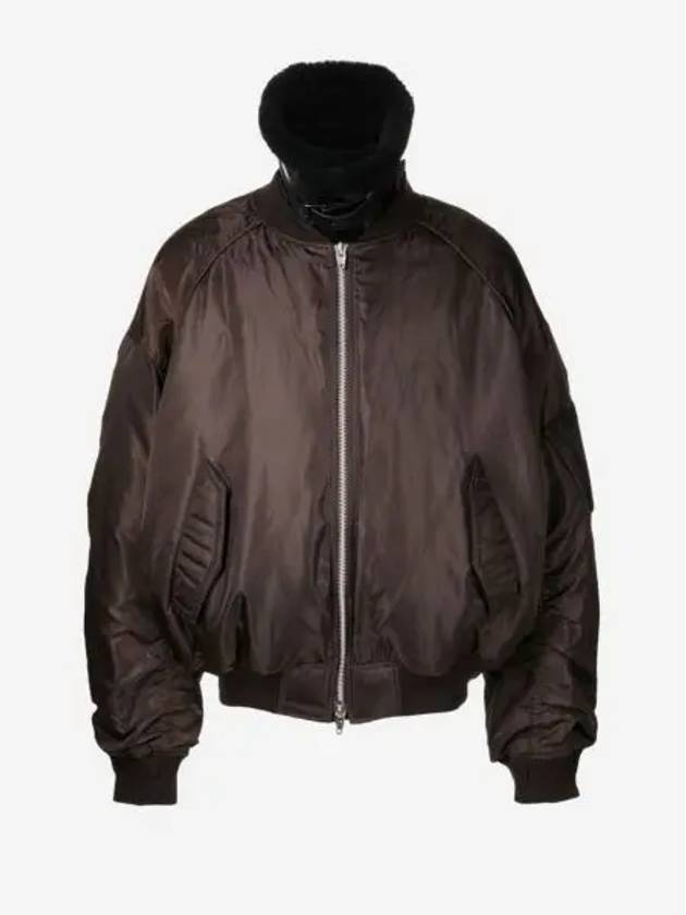 준지 무스탕 MA 1 점퍼 브라운 22FW Juun.J Mustang MA 1 Jumper Brown