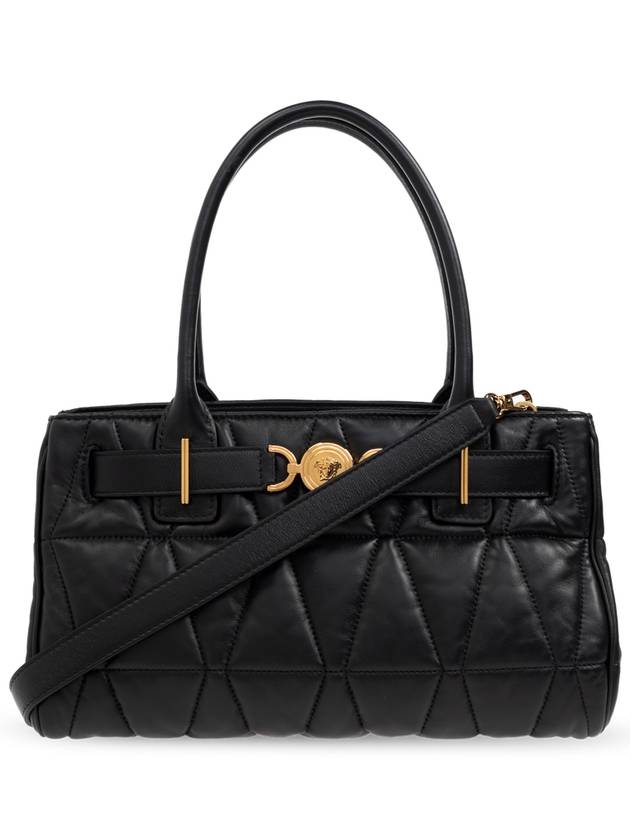 25SS 베르사체 여성 토트 백 Versace Handbag Medusa 95 Women's Black