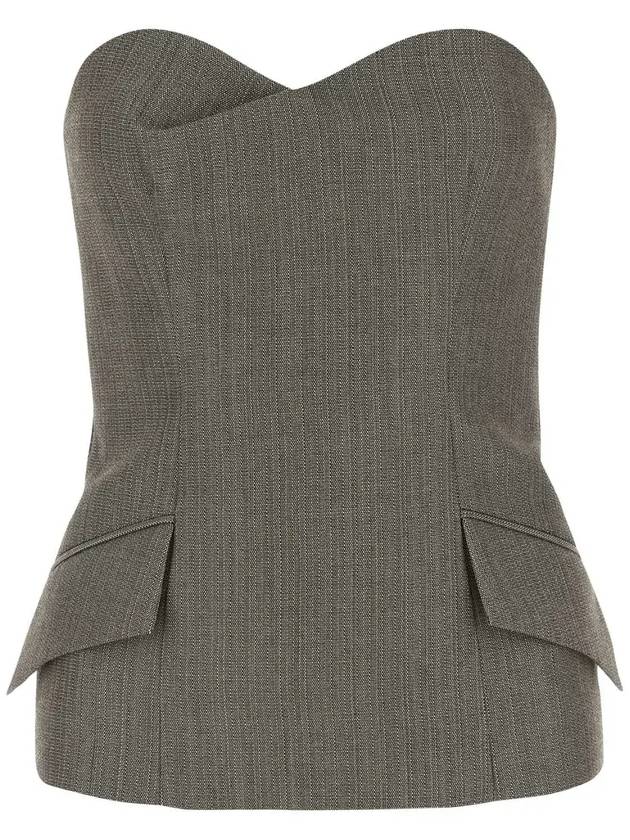 Alberta Ferretti 스트랩리스 탑 08016627_1555FANTASIANERO