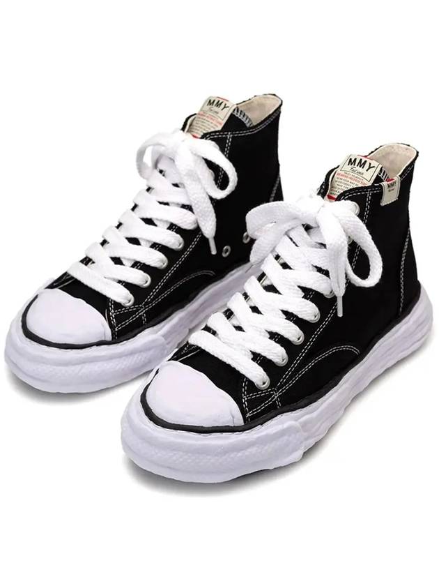 피터슨 OG 솔 캔버스 하이탑 스니커즈 A11FW701 BLACK