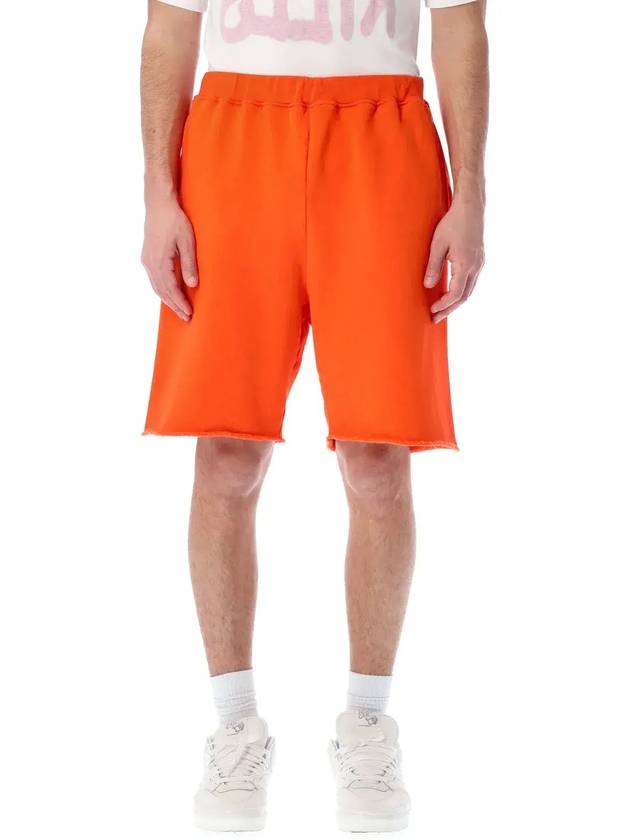 Aries 로고 프린트 스트레이트 레그 트랙 쇼츠 SSAR33000F_ORG