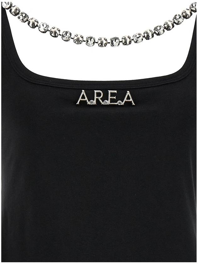 지역 명판 장식 탱크탑 Area Nameplate Embellished Tank Top