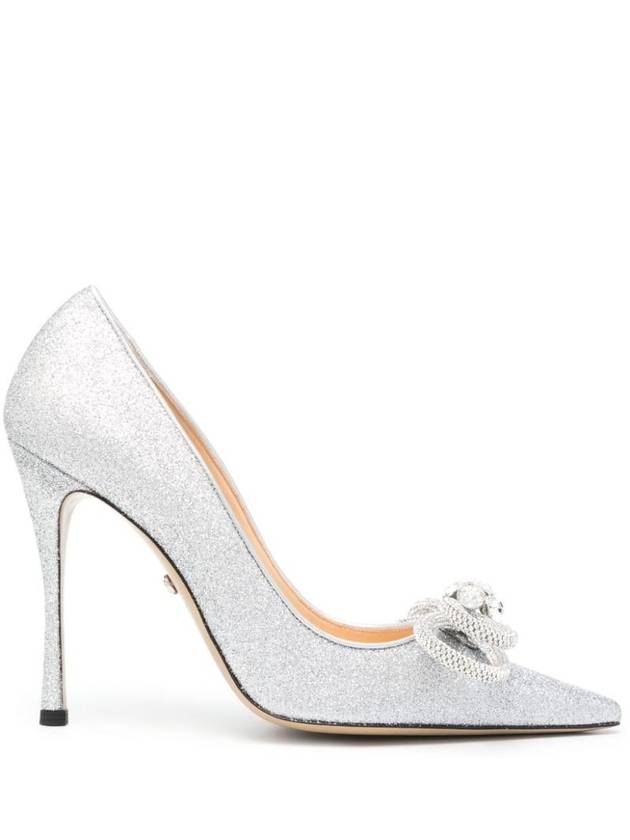 마흐 마흐 여성 DOUBLE BOW GLITTER HIGH HEEL PUMPS FW23 S0230110G501SILVER