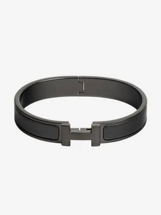 에르메스 클릭아슈 브레이슬릿 쏘 블랙 하드웨어 & 누아 매트 Hermes Clic HH Bracelet So Black & Noir Mat