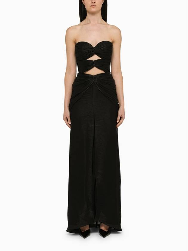 Brigitta Black Long Dress