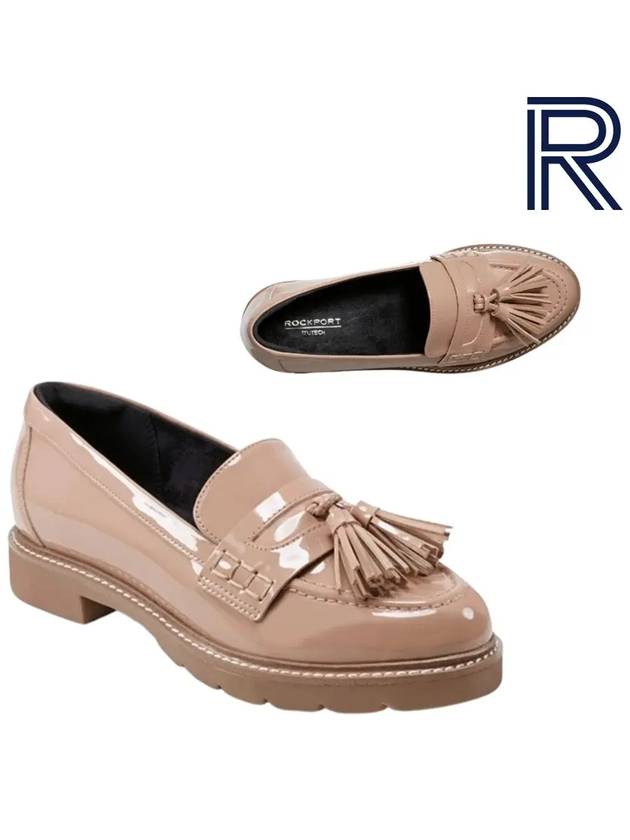 락포트 로퍼 키아라 태셀 여성화 신발 베이지