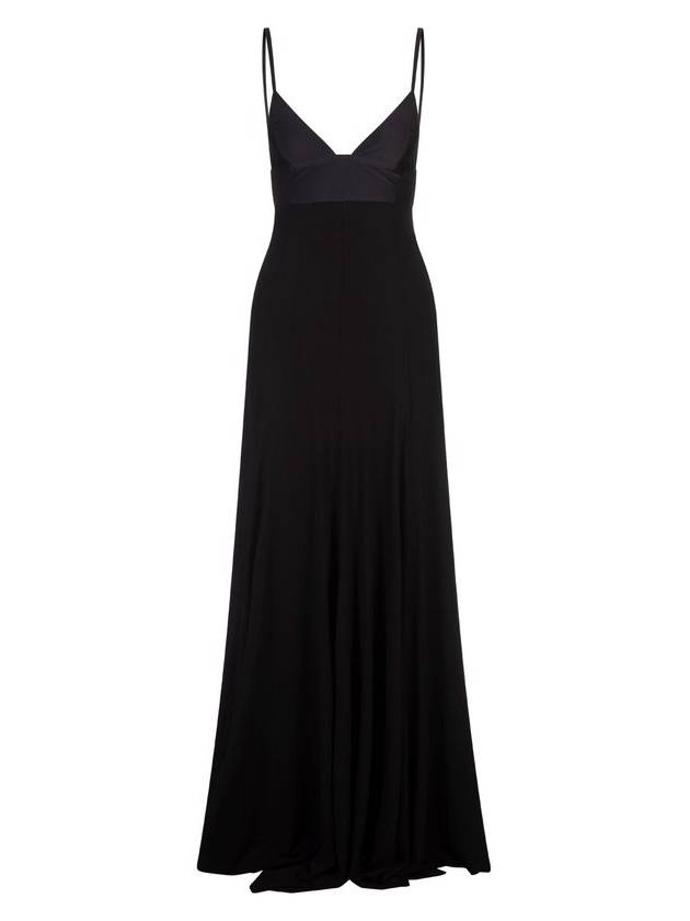 Jacquemus La Robe 스파게티 스트랩 이브닝 드레스