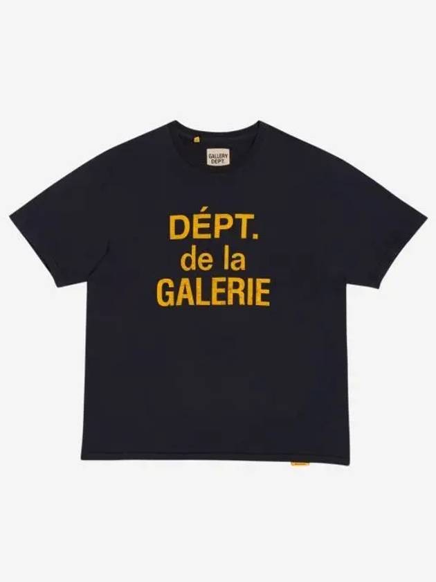 갤러리 디파트먼트 디파트 드 라 갤러리 클래식 티셔츠 블랙 Gallery Dept. Dept De La Galerie Classic T Shirt Black